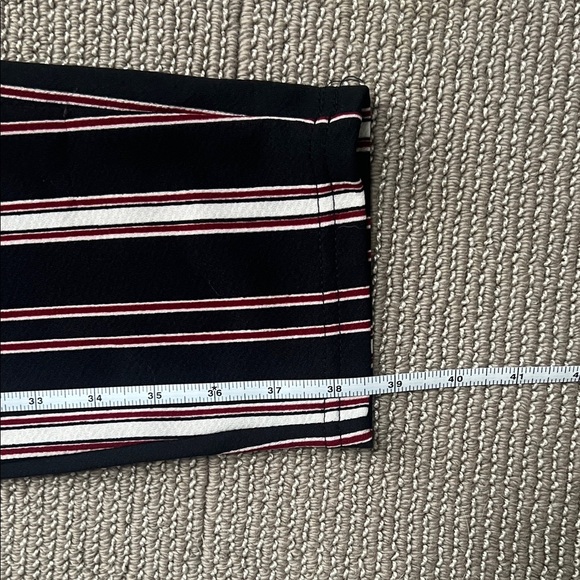 SHEIN Black and Pink Striped Straight Leg Pants - Picture 7 of 7